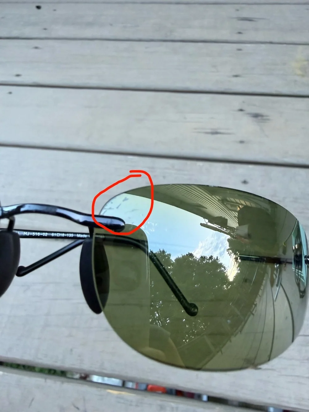 Maui Jim Honolua Bay MJ-516-02 rimless polarized sunglasses